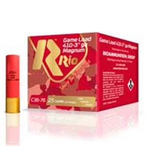 Rio Heavy Field .410 Bore Ammunition 3" #8 2/3oz Lead Shot 1150 fps 250 Rounds 8435101622110