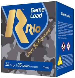 Rio Ammunition SG328 Game Load Super Game High Velocity 12 Gauge 2.75' 1-1/8 oz 8 Shot 25 Bx/ 10 Cs 
