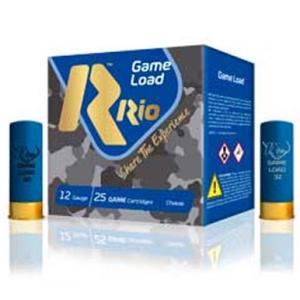 Rio Game Load 12 Gauge Ammo 2-3/4" 1-1/4oz #7.5 Lead Shot 1250 fps 250 Rounds TG3675 