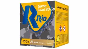 Rio Ammunition Game Load Heavy Field 20 GA 2.75' 1 oz #8 25rds 