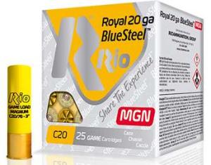 Rio Ammunition RBSM204 Royal BlueSteel Magnum 20 Gauge 3' 1 oz 4 Shot 25 Bx/ 10 Cs 