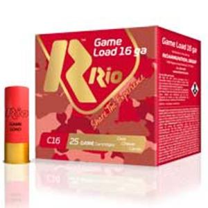 Rio Game Load Heavy Field 16 Gauge Ammunition #7.5 Lead Shot 1300 fps 250 Rounds 8435101625449