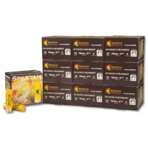 Spartan Ammo 20 Gauge 2 3/4" 9 Pellets #1 Buckshot 1315 fps 25 Rd./Box