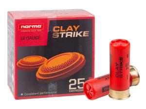 Norma CLAYSTRIKE Shotshells 12ga 2-3/4" 1oz 1250 fps #7.5 25/ct 8436587336867