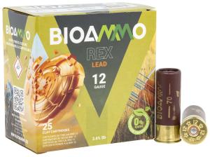 BioAmmo REX 12 GA 2.75" 1 oz 8 Shot 25rd