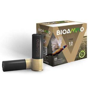 BioAmmo Lux Lead Range for Hunting Shotshell Ammo - 12 Gauge - #7 Shot - 2.75" - 25 Rounds