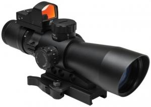 NcStar Gen-2 3-9x42 Ultimate Sighting System, P4 Sniper w/ Micro Red Dot 196605 STP3942GDV2