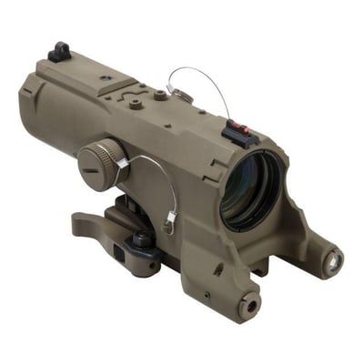 NcSTAR Vism ECO 4X34 Prismatic Rifle Scope w/ Green Laser, Red/White LED Navigation Light, Tan VECO434QRTM2