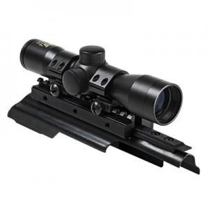NcSTAR Ak Combo/Tri-Mount/4X30 Compact Scope P4 Sniper Reticle, Black, KAKSC430B-A KAKSC430BA