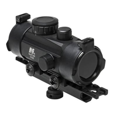 NCStar AR Carry Handle and 30mm Red Dot Optic, Black