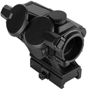 NcSTAR VISM SPD Solar Combat Red Dot Reflex Optic, Picatinny/ MIL-STD 1913, Black