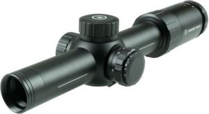Crimson Trace 3 Series Tactical Riflescope, 1-5x24mm, FFP, 30mm Tube, SR3-MIL Illuminated Reticle, Black