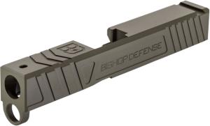 Bishop Defense Glock 43 Gen 3 Slide, Tier 3, Olive Drab BDSLG43G3T3OD