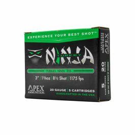 Apex Ammunition 20 Gauge Turkey Ninja Series TSS 3" #8.5 Shot 5 Rounds
