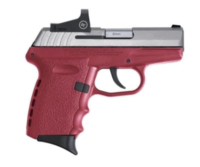 Sccy CPX-2 9mm Stainless Crimson Trace Red Dot CPX-2TTCRRD