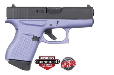 Glock 43 Orchid Black 9mm 850016570567