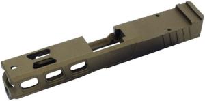 Live Free Armory Glock 23 Elite Pistol Slide, Burnt Bronze