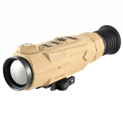 iRay USA RICO Alpha Thermal Scope Tan 3x50mm 4x Zoom 640x512 Multi-Reticle