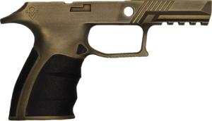 Mirzon Sig Sauer P320 Enhanced Grip Module, Distressed Gold MRZNEG2DG