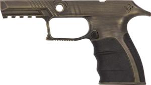 Mirzon Sig Sauer P320 Enhanced Grip Module, Distressed Green MRZNEG2DN