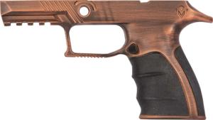Mirzon Sig Sauer P320 Enhanced Grip Module, Distressed Copper MRZNEG2DC