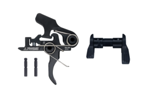 Rise Armament RA-100 Curved Two-Stage Trigger + RA-6423 Black Ambi Safety Selector