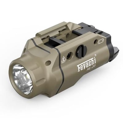 Feyachi HL-20 Pistol Light 1500 Lumen Upgrade LED Weapon Light