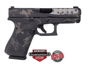 19 Gen 5 USA Black & Gray Camo 1776