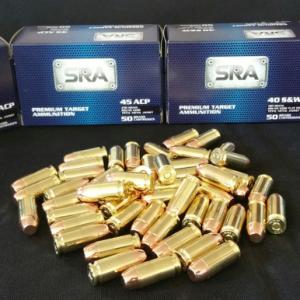 Steel Ridge .40 S&W Target Ammo Round Nose Total Metal Jacket, 180 Grain, 950 fps, 50 Rounds