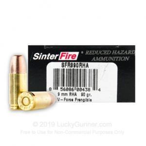 9mm SinterFire 100 Frangible SFR990RHA