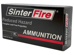 SinterFire Reduced Hazard .45 ACP 155 Grain Frangible Brass Cased Pistol Ammo 50 Rounds SF45155RHA