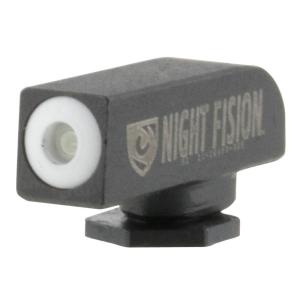 Night Fision Perfect Dot Front Night Sight Only, White w/Green Tritium