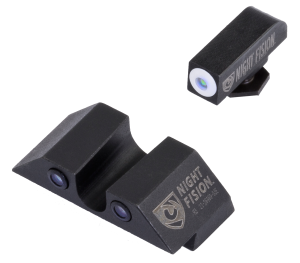 Night Fision Glock Night Sight Set, White / Black