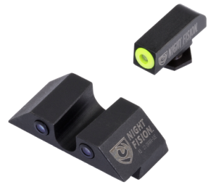 Night Fision Glock Night Sight Set, Yellow / Black