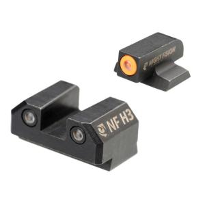 Night Fision Canik Mete MC9 Night Sight Set, Orange / Black