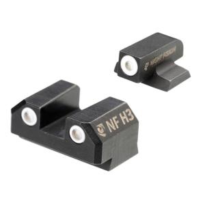 Night Fision Canik Mete MC9 Night Sight Set, White / White