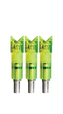 Lumenok Crossbow Nocks Green 2219 Moon 3 pk.