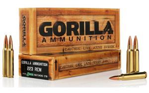 Gorilla Ammunition GA22377SMK Company Llc Gorilla Ammunition 223 Rem 77Gr Boat Tail Hollow Point Sierra Matchking 20 200