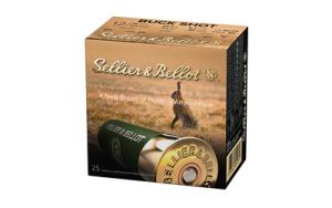 Sellier & Bellot S&B 12GA 2.75 1.12OZ 00 9PEL 25CS 