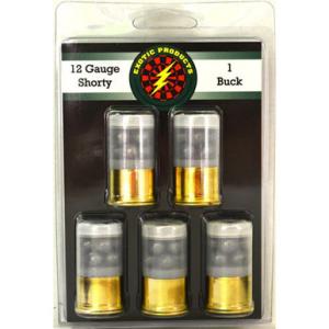 Exotic Products Shorty 12 Gauge Mini Shotshells 1-3/4" #1 Buck 1175 fps 5 Rounds 859205005088