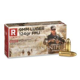 Chris Kyle American Sniper Range 9mm Ammunition 124 Grain FMJ 50 Rounds 8594199980134
