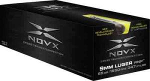 NovX Cross Trainer/Competition Ammunition 9mm Luger 65 Grain RNP Lead-Free Box of 51