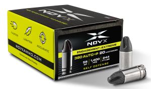 NOVX Engagement Extreme 56 gr .380 ACP +P Ammo, 20rds - 380EEPSS-20