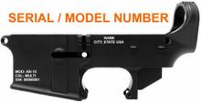 ANODIZED AR15 80% Lower Receiver - Optional Engravings ^