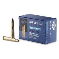 PPU Rifle Ammunition .22 Hornet 45 gr SP 2430 fps 50/ct 8605003812272