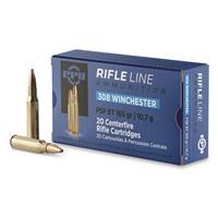 PPU Rifle Ammunition .308 Win 165 gr PSPBT 2675 fps 20/ct 8605003812470