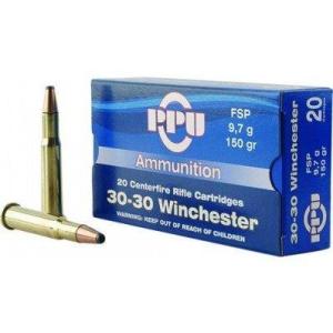PPU Rifle Ammunition .30-06 Sprg 150 gr SP 2910 fps 20/ct PP30061