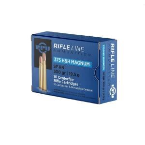 PPU Rifle Ammunition .375 H&H Magnum 300 gr SPRN 2530 fps 10/ct 8605003812630