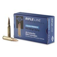PPU Rifle Ammunition 7.5x54mm French 139 gr FMJ 2600 fps - 20/ct
