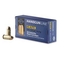 PPU Handgun Ammunition .45 ACP  230 gr FMJ  836 fps 50/ct